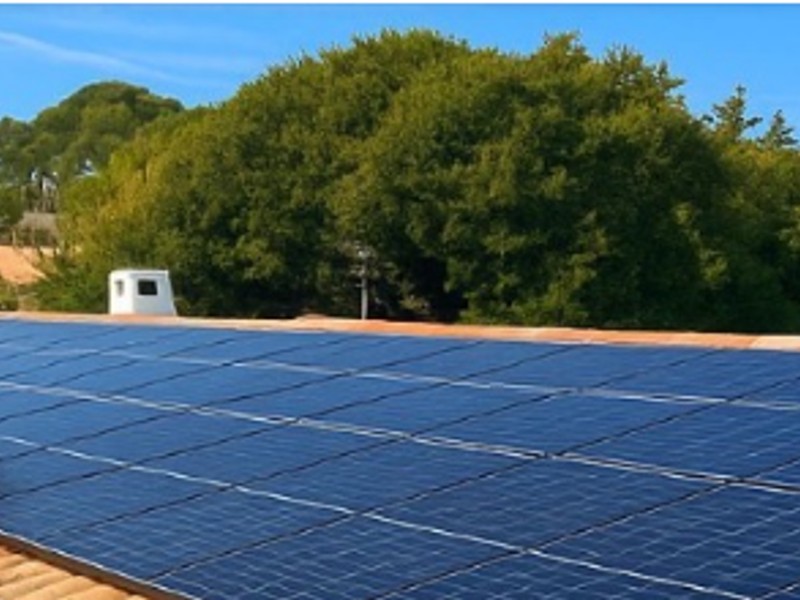 Pose de centrale photovoltaïque par nos équipes